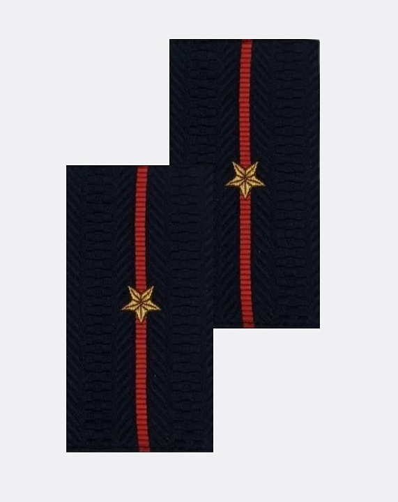 Фальш-погоны МВД Полиции МЛАДШИЙ ЛЕЙТЕНАНТ, Синие