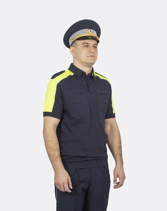 Рубашка ДПС ГИБДД поло Синяя